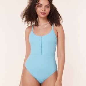 Andie Swim The Snap One Piece - Hydrangea Blue Size XL